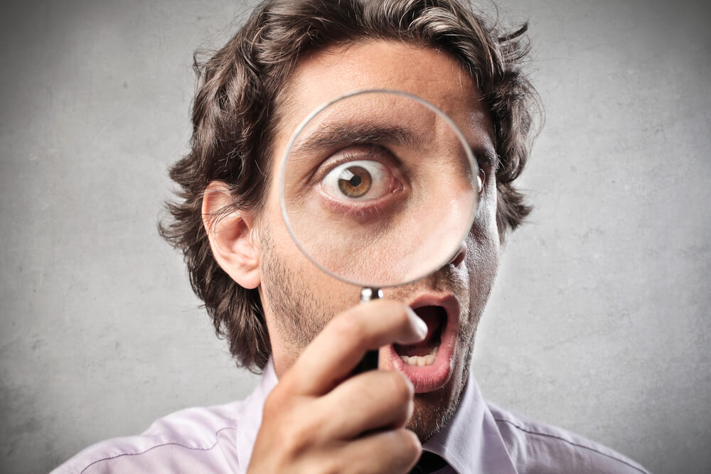 Marketer determining the search intent behind a customer query on the web. 