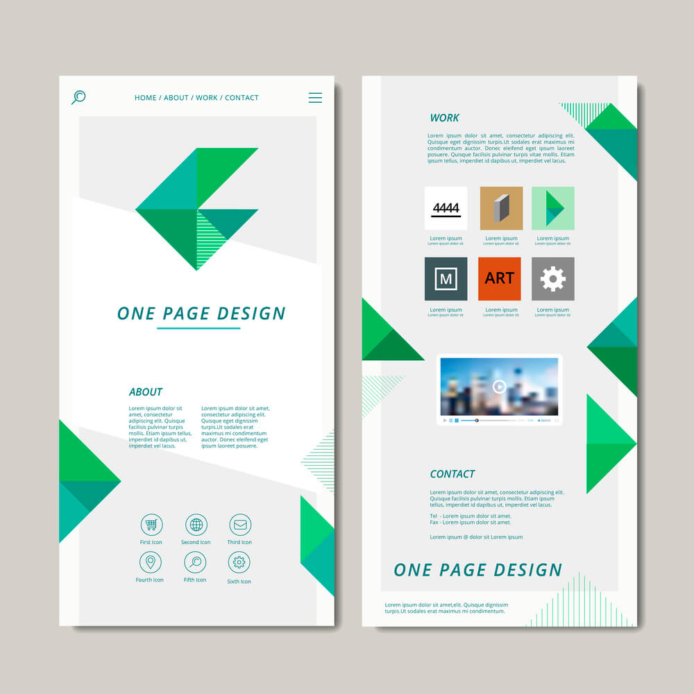 example of a website design in Miami that utilizes white space properly