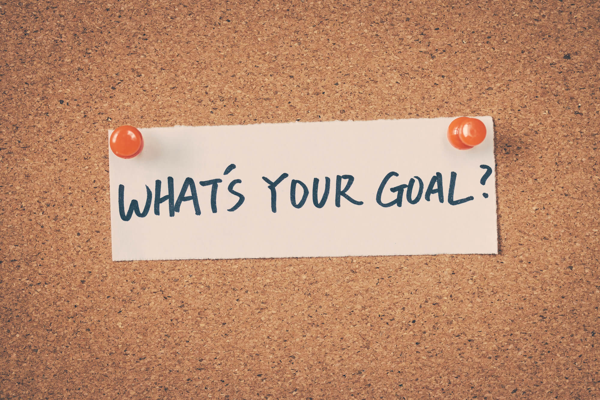 what's your goal pinned note