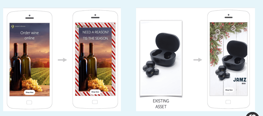  Christmas-themed Miami web design before and after changes