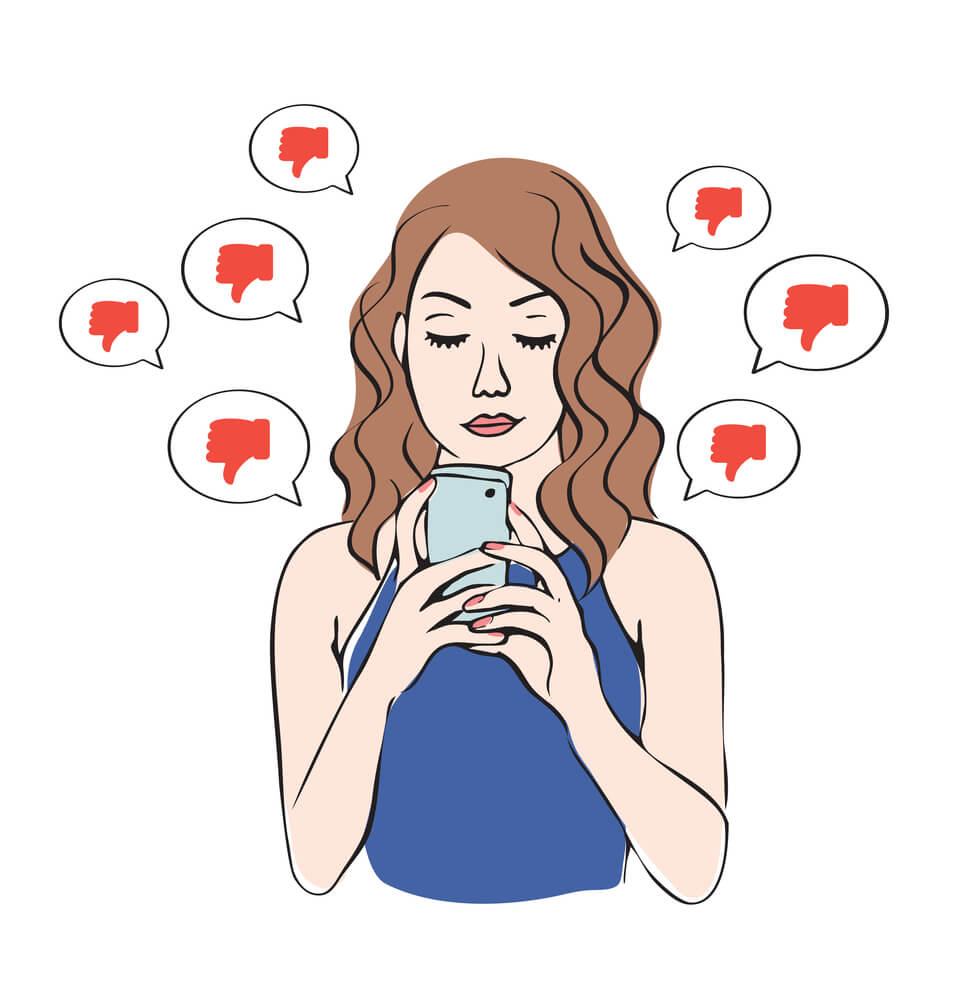 female customer leaving negative review miami seo companya