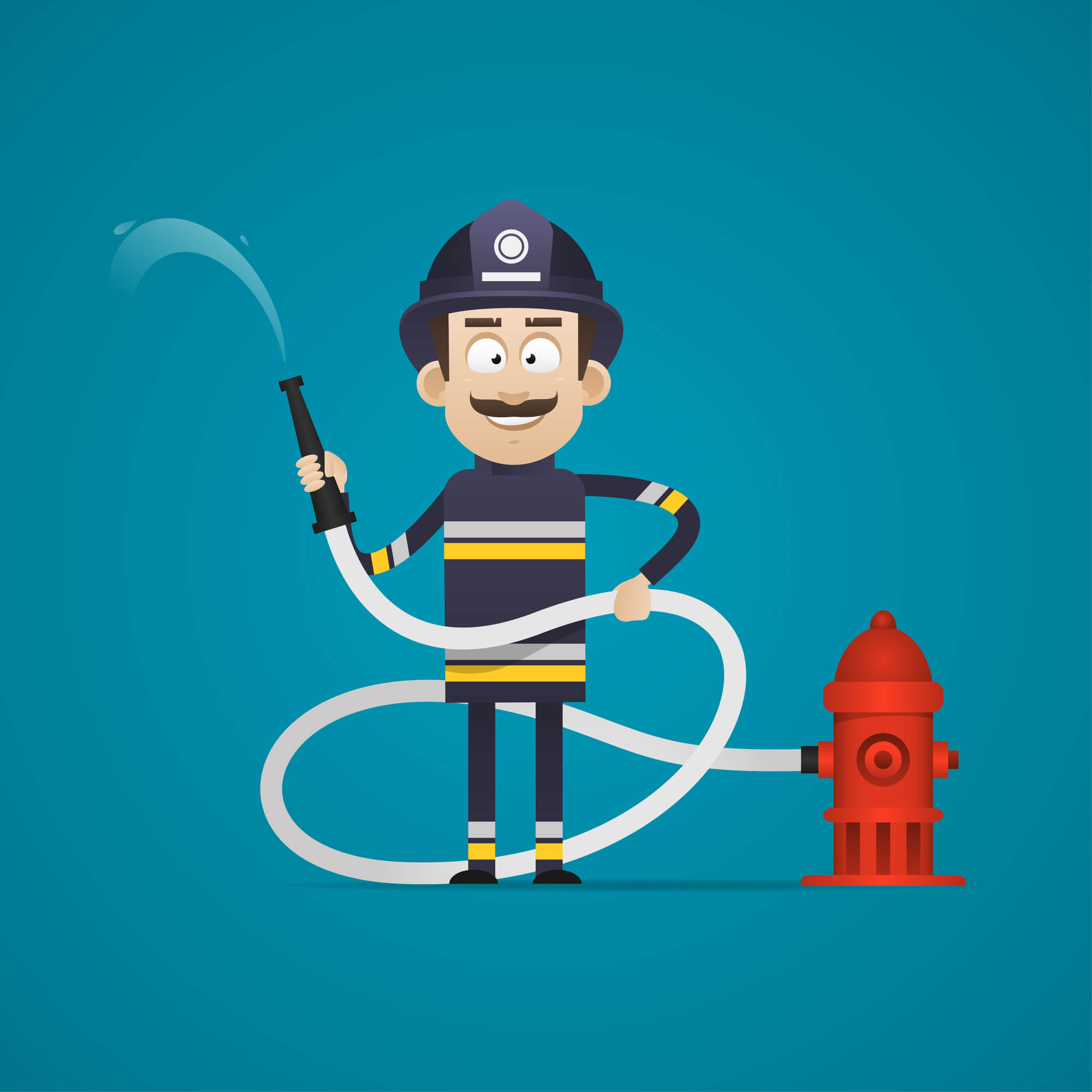 smiling-fireman-holding-hose