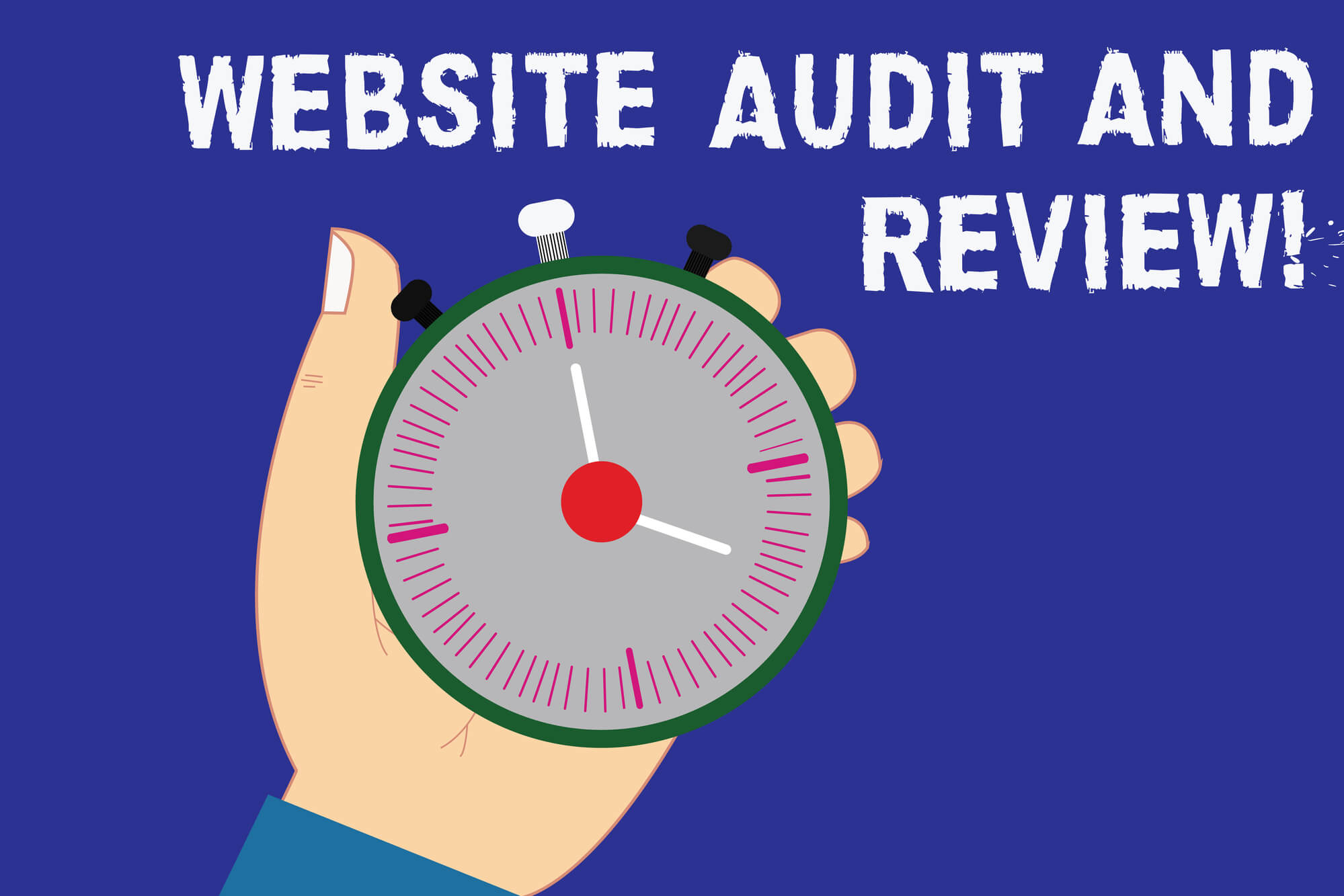 website audit and review concept