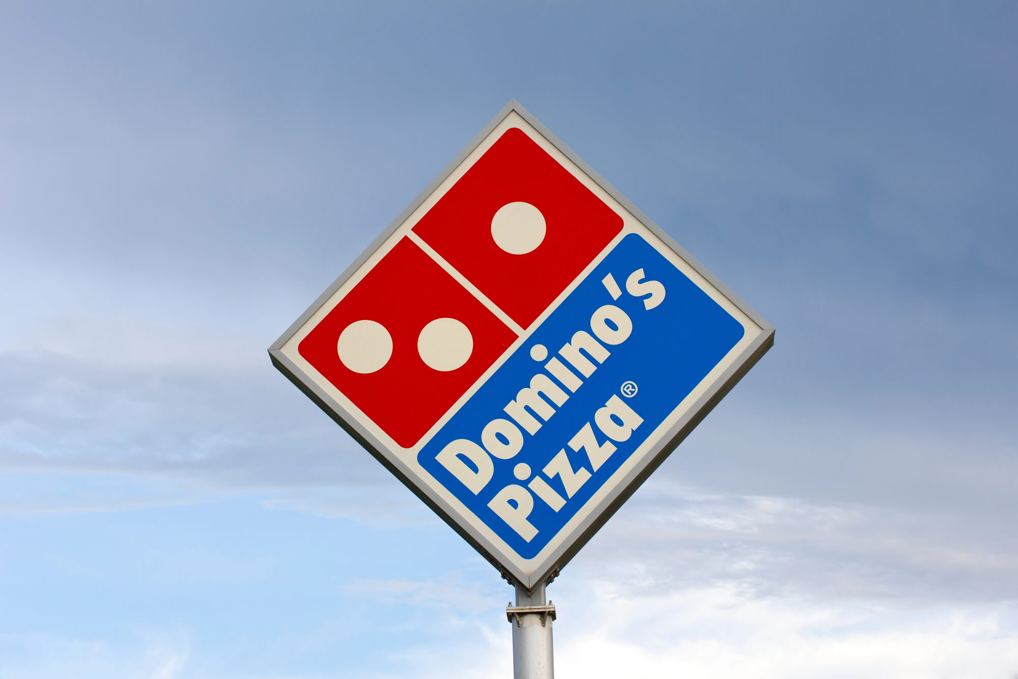 dominos pizza signage