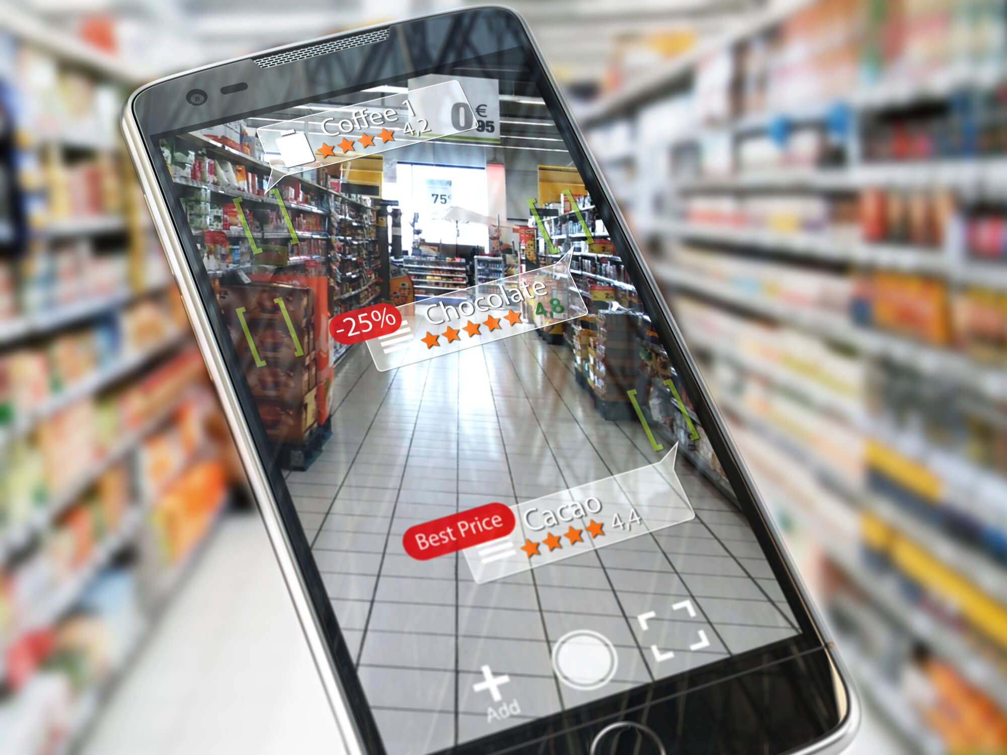 using augmented reality for grocery