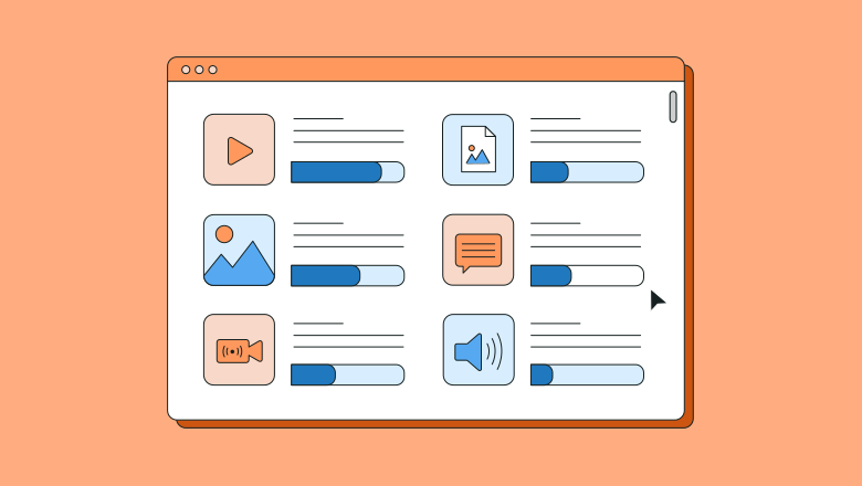 various content types