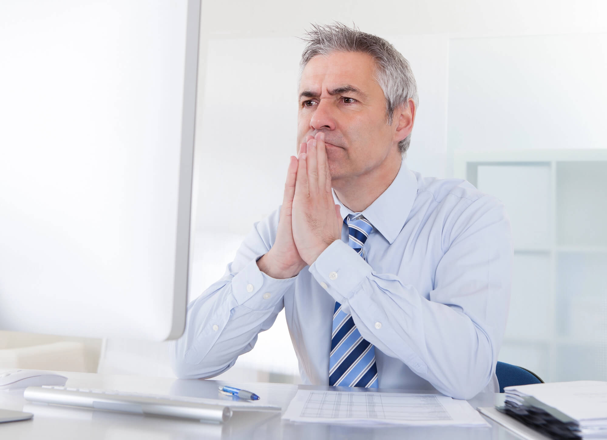 ceo in deep thoughts 