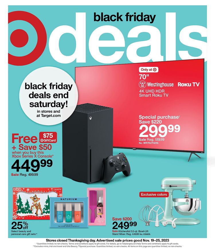 target black friday limited time sale