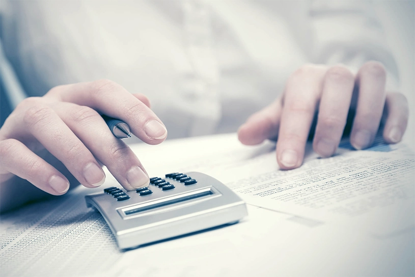 person calculating nashville web design