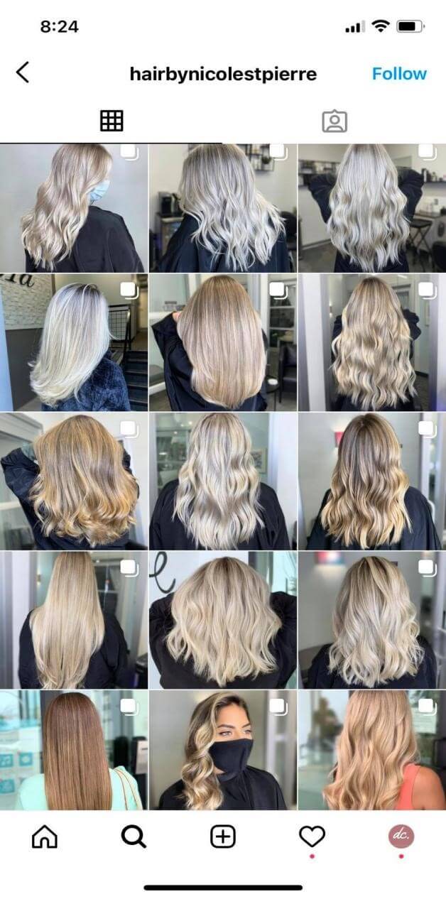 hair expert instagram digital marketing