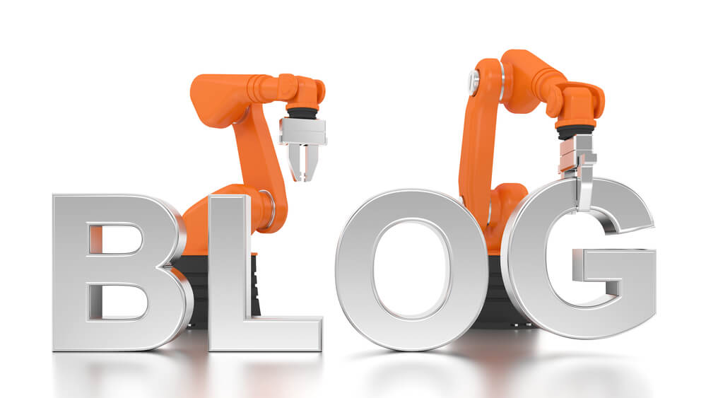 content marketing automation concept 