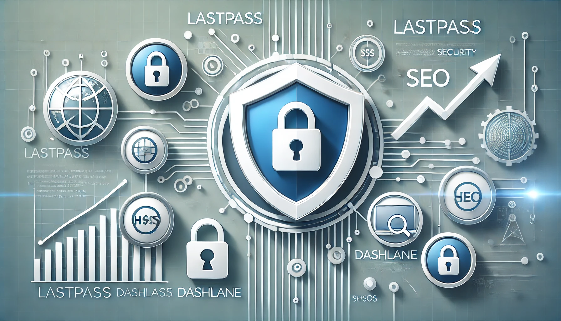 SEO and cybersecurity concept image