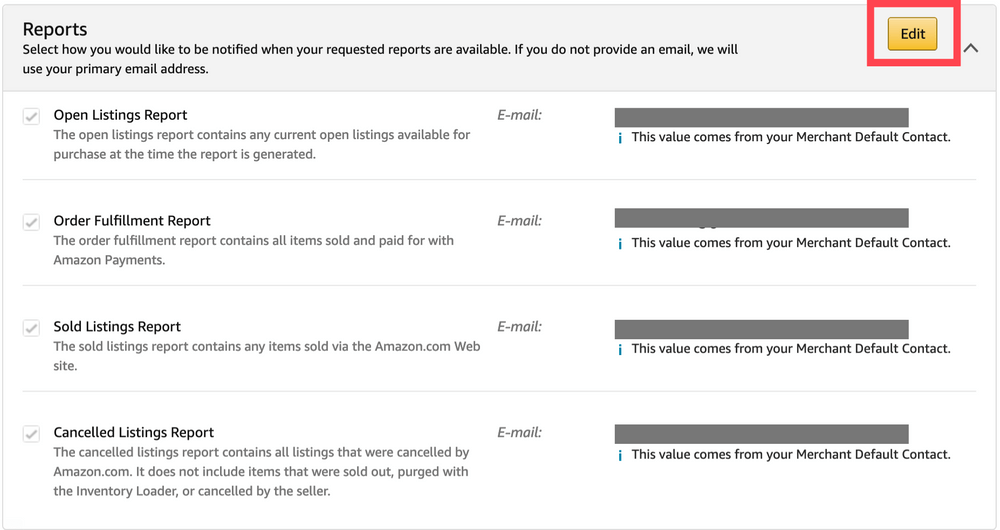 amazon reports feature