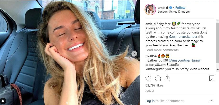 sample dental influencer on instagram