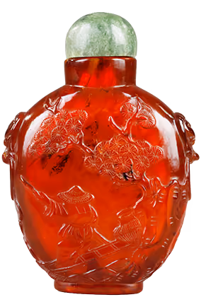 Read more about this and other Organic snuff bottles.