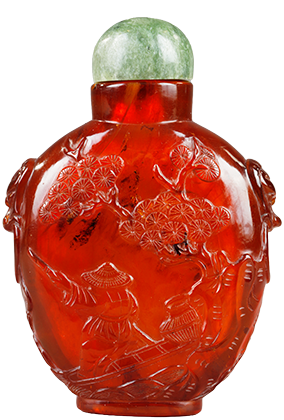 Read more about this and other Organic snuff bottles.