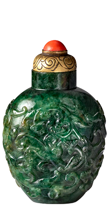 Read more about this and other Jade snuff bottles.