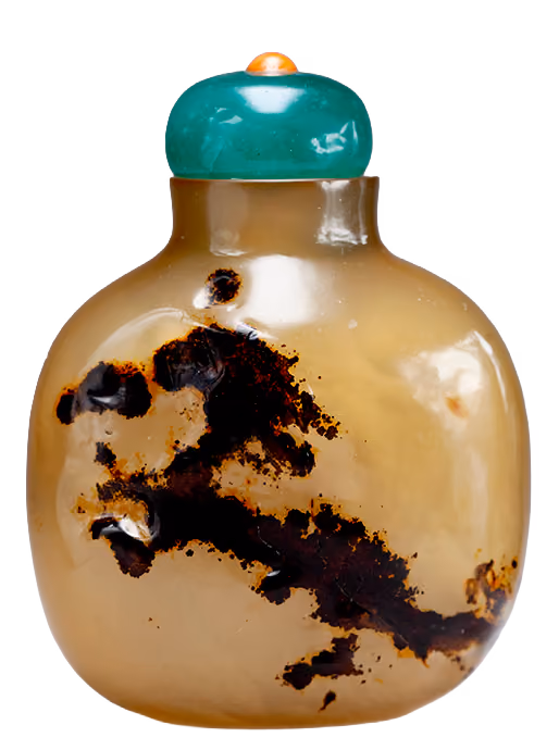 Read more about this and other Gem, Stone, Rock and Fossil snuff bottles.