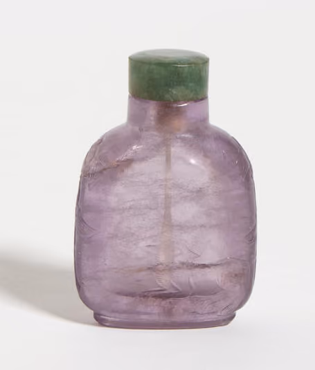 Amethyst with horse