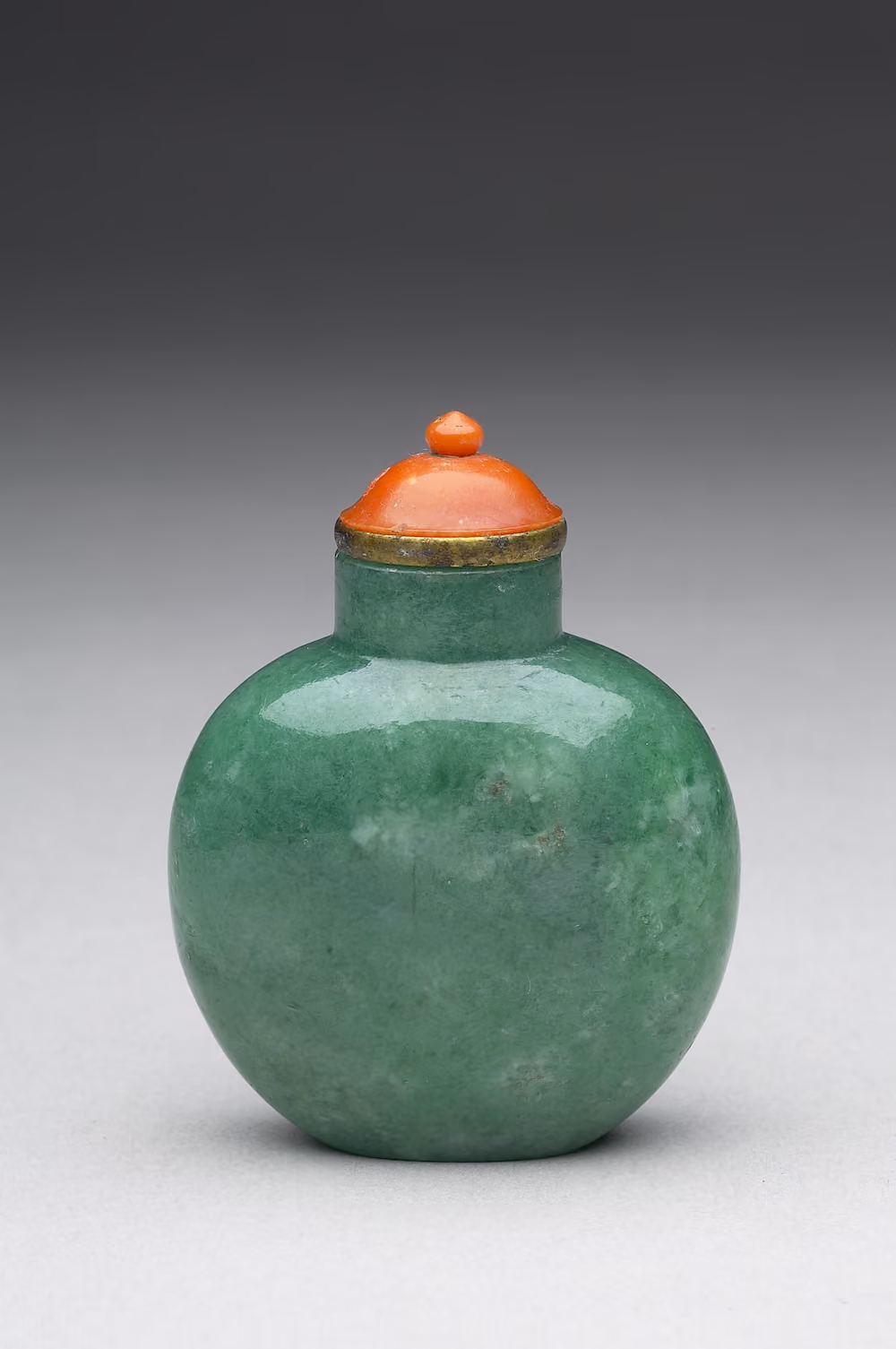 Jadeite with natural crystal inclusions
