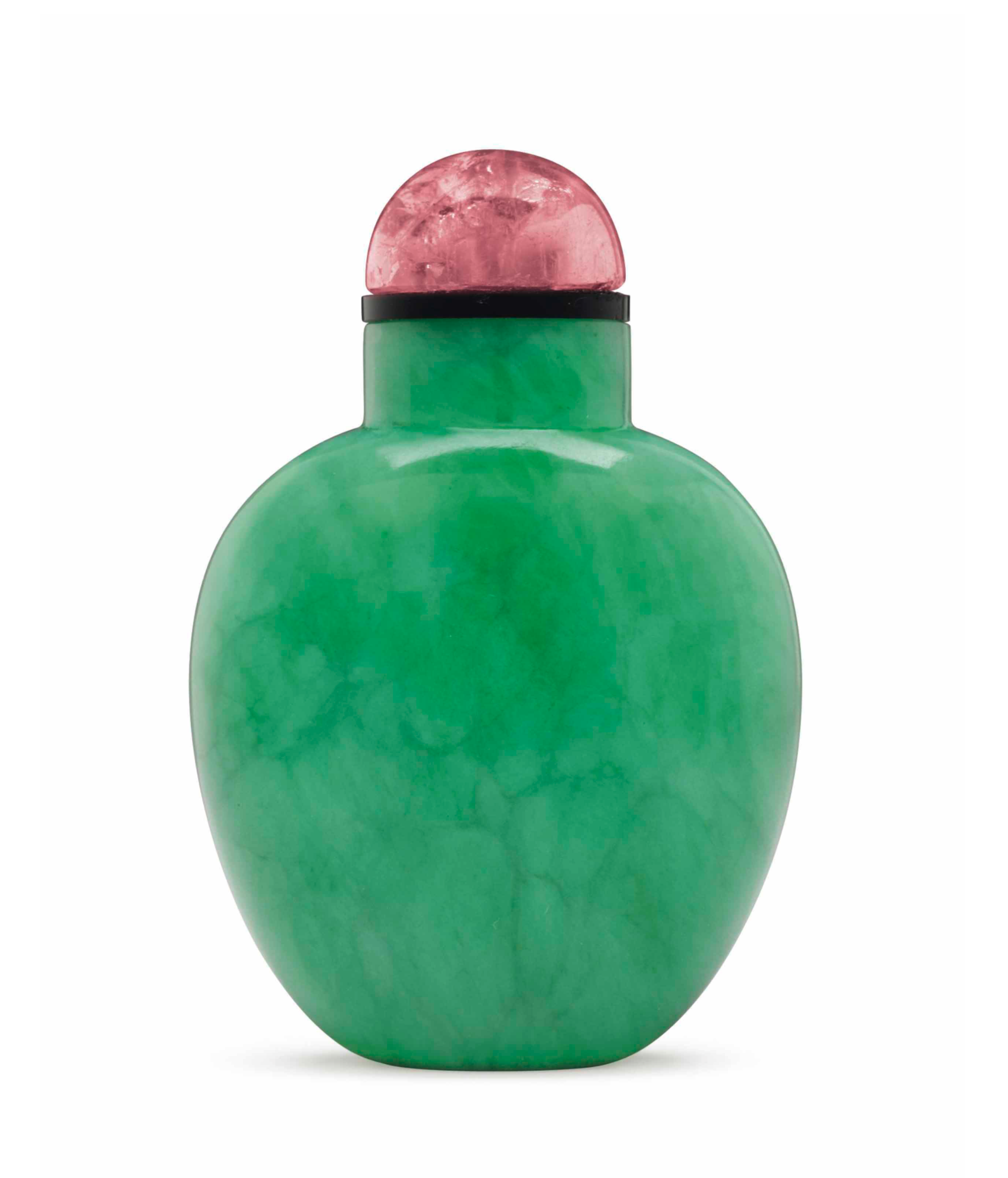 Milky emerald-green jadeite