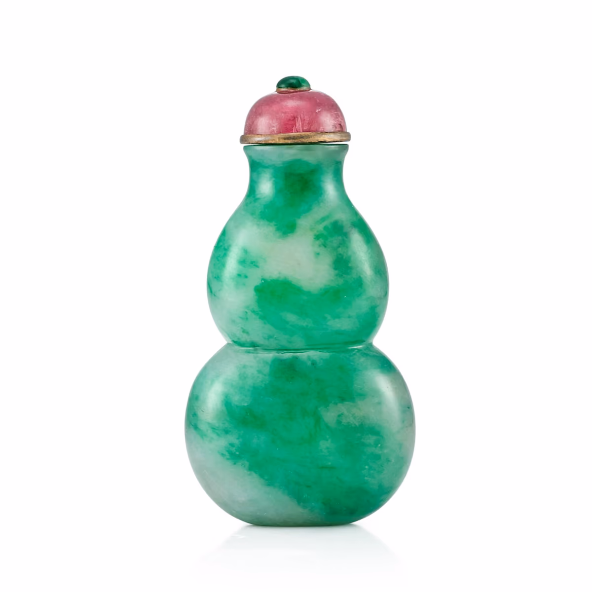 Double-gourd jade snuff bottle