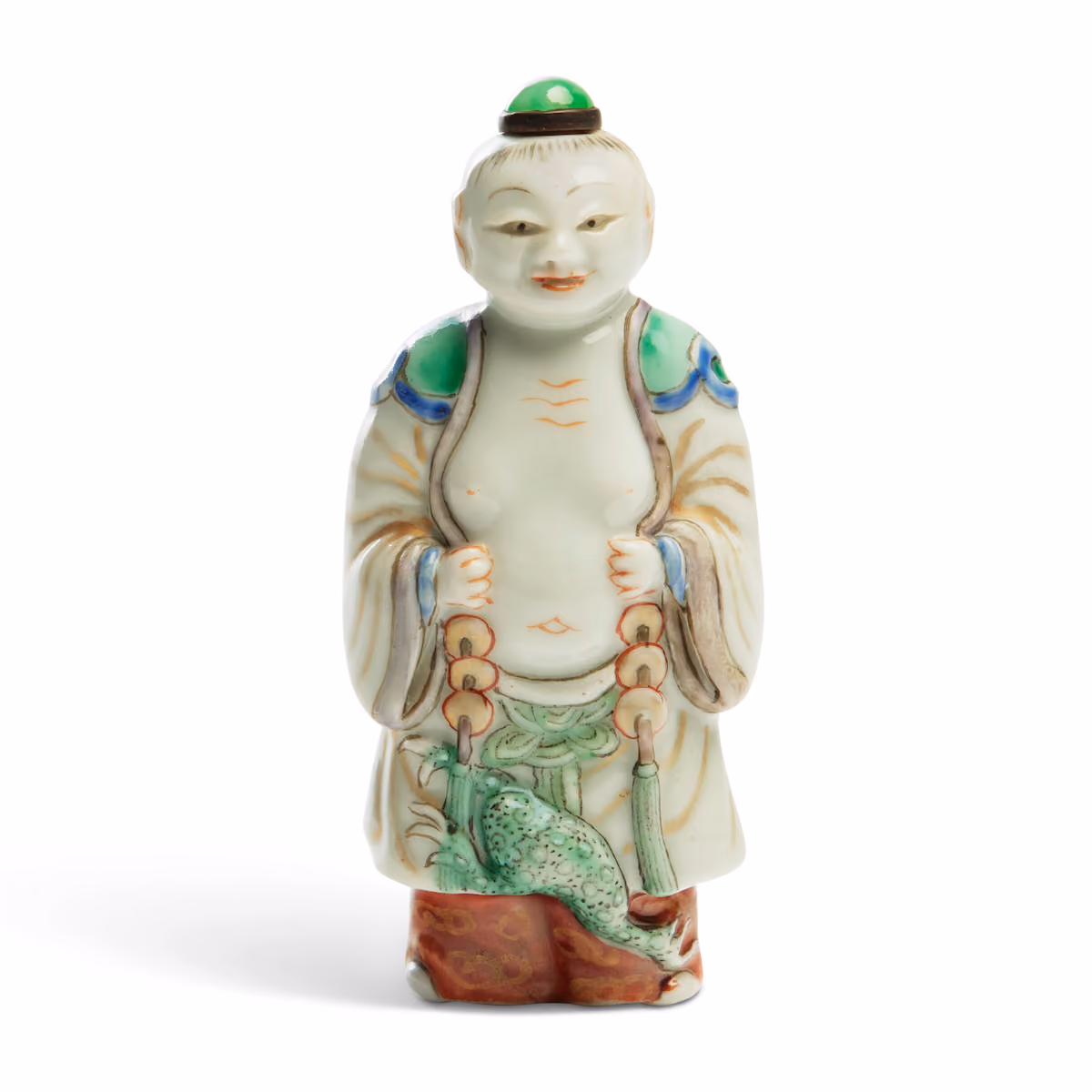 Figural snuff bottle