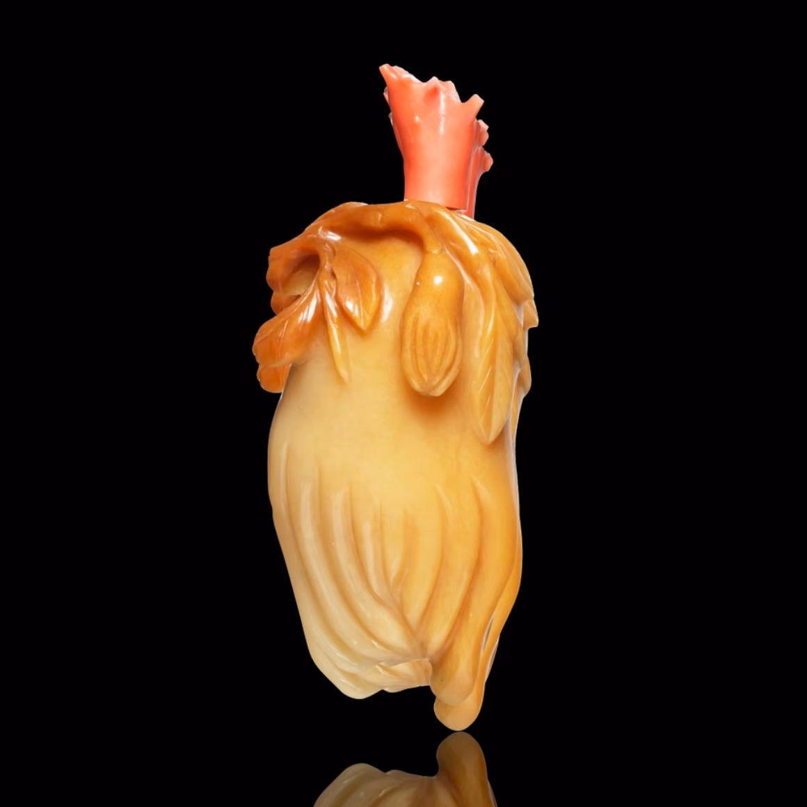 Finger citron snuff bottle