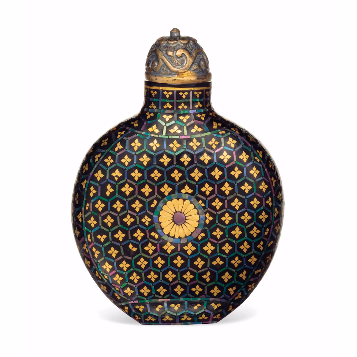 Lac Burgauté snuff bottle
