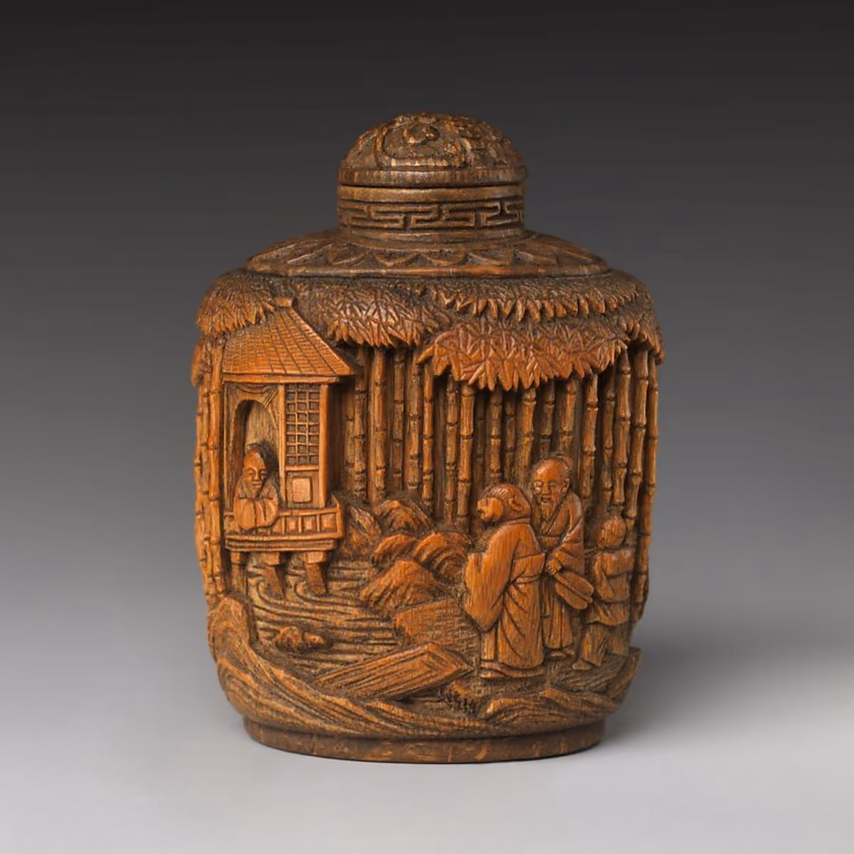 Bamboo snuff bottle