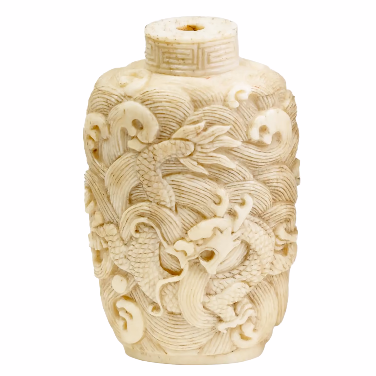 Bone snuff bottle