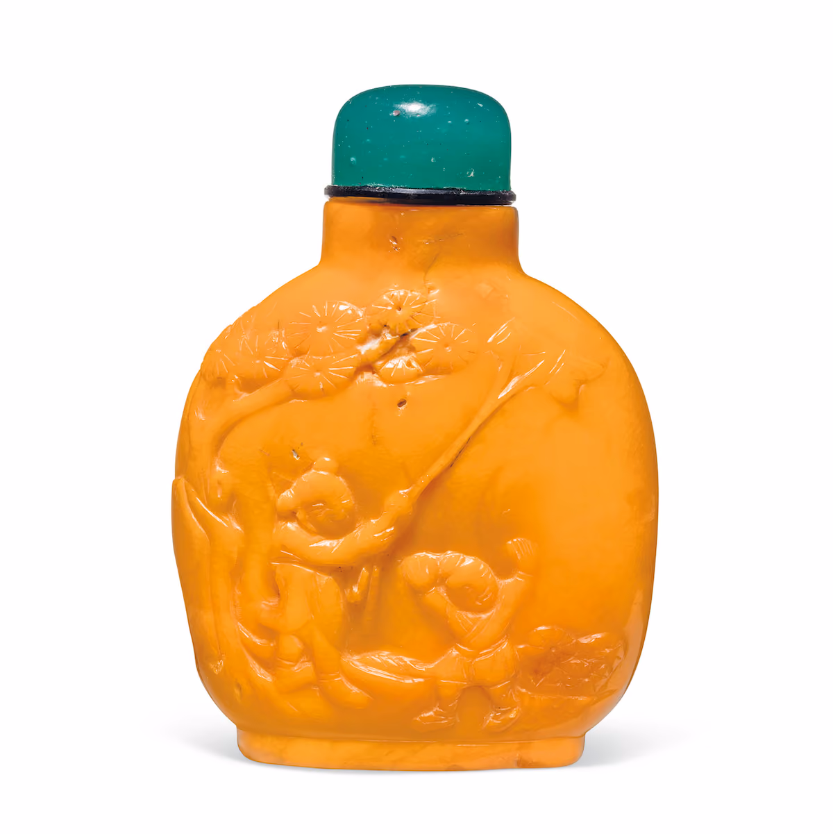 Baltic amber snuff bottle