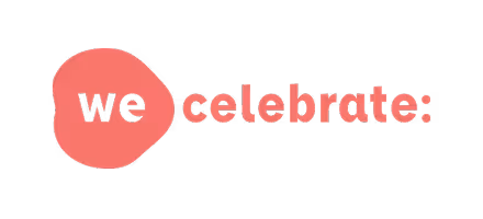 we celebrate logo