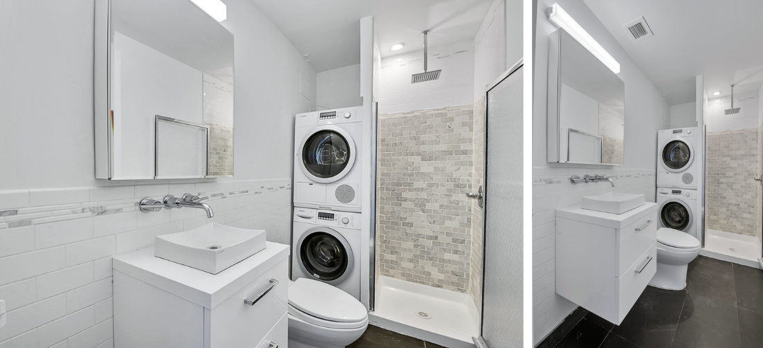 Washer and dryer installation completed by Star Renovations NY