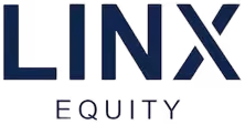 Linx Equity logo text in dark blue.