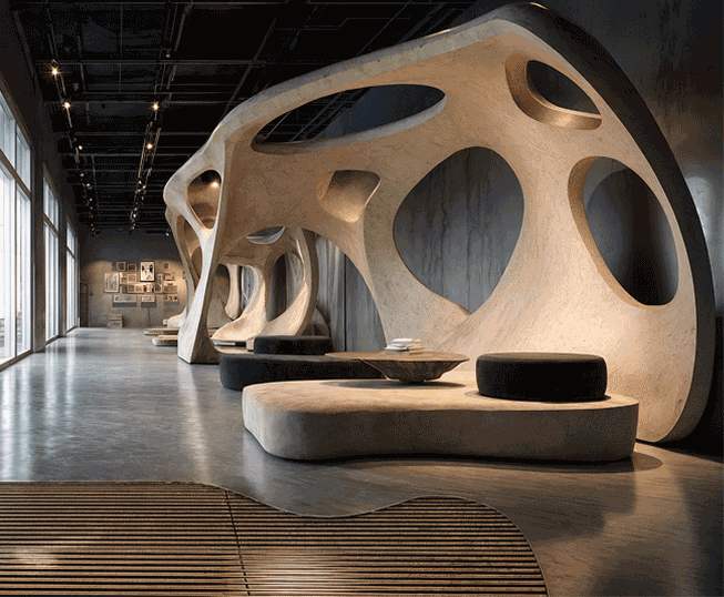 Futuristische Inspiration-Impressionen 