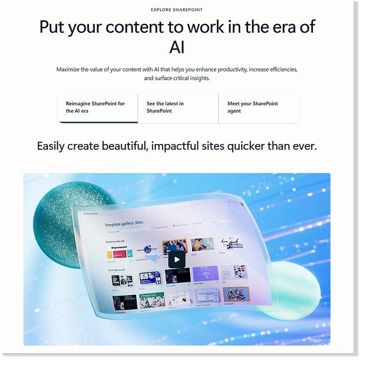 Microsoft SharePoint AI Video 