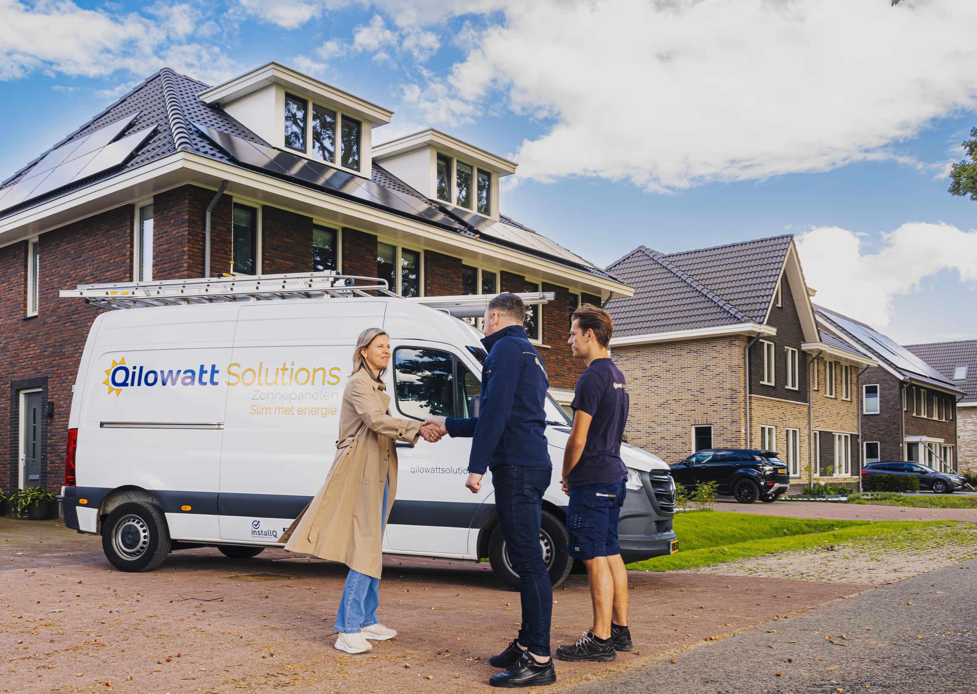 Elektrische laadpaal installatie