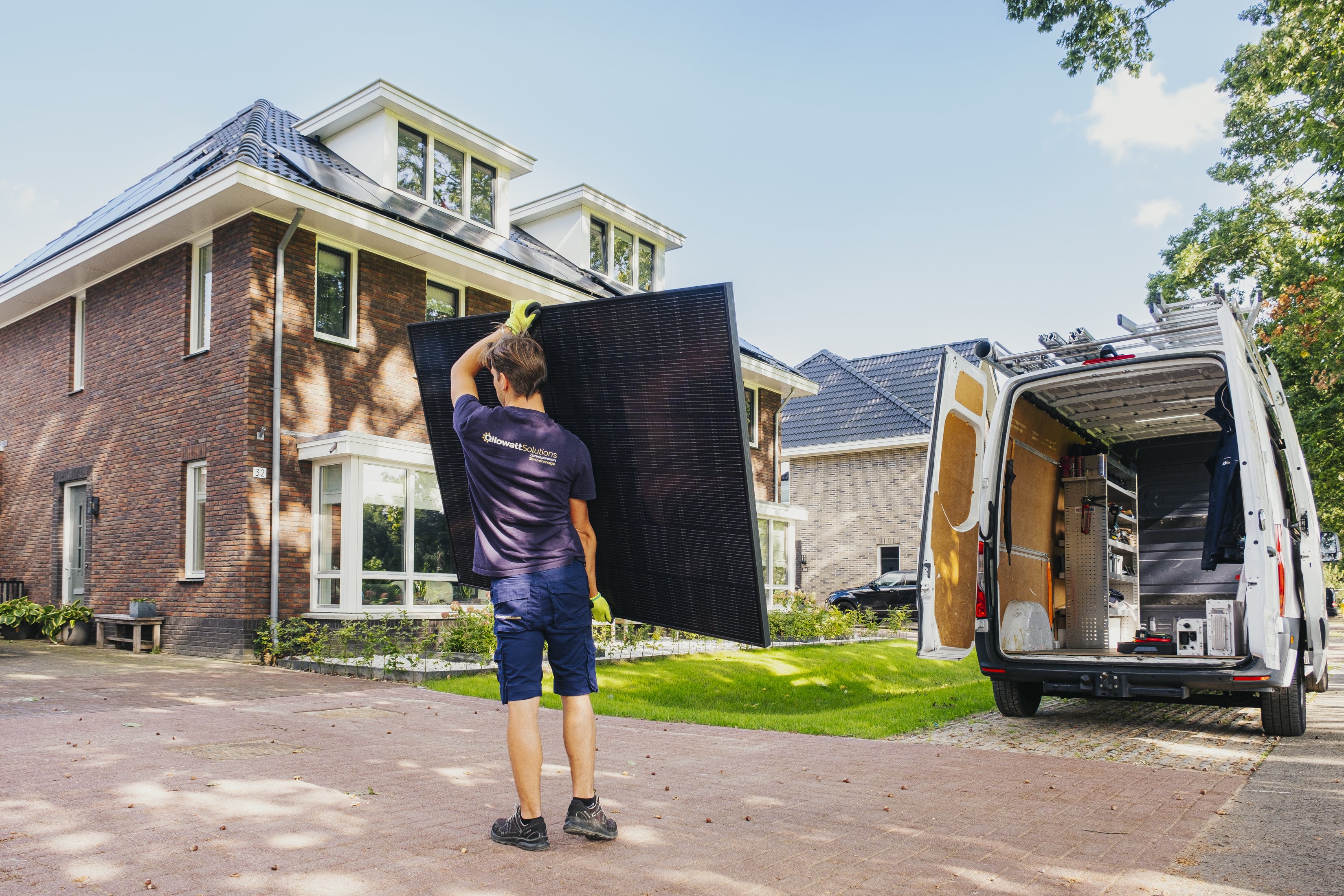 Zonnepanelen installatie door Qilowatt