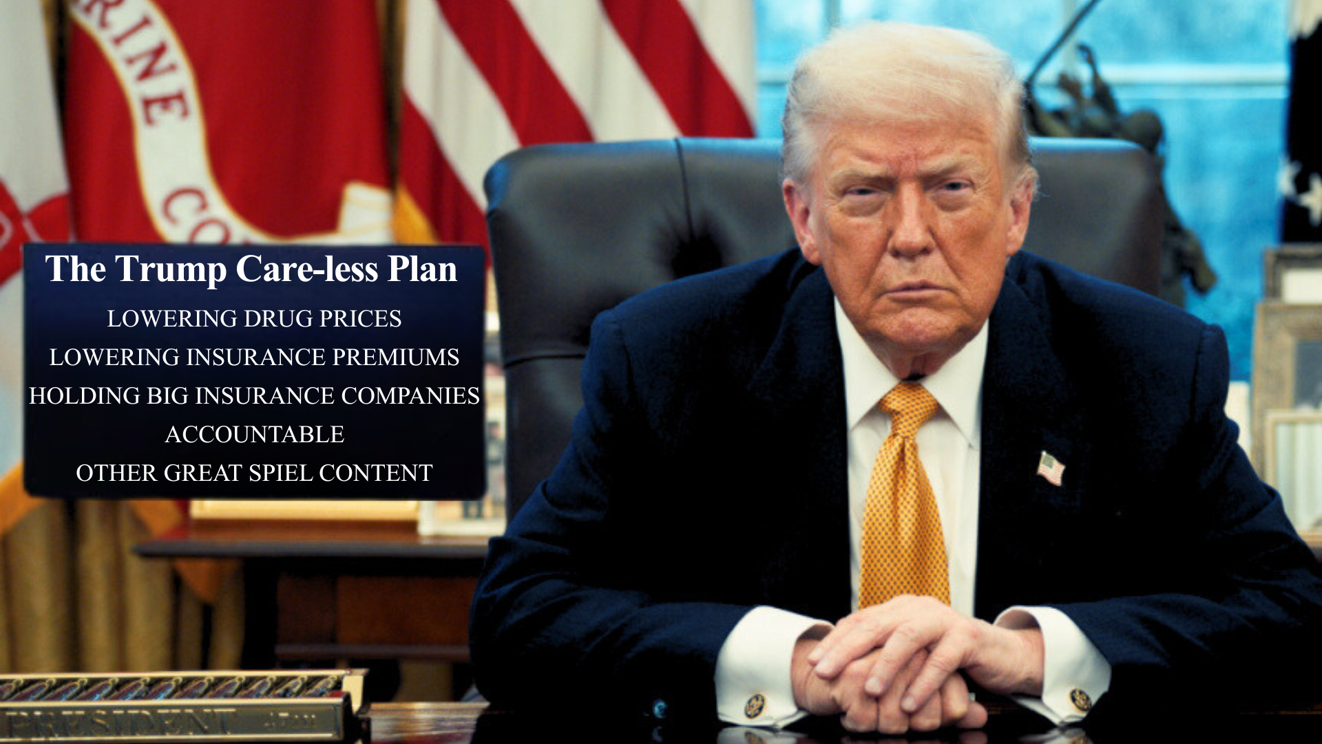 U.S. President Donald Trump unveiled the “Trump Care-less Plan” during a press conference in the Oval Office on Friday, January 16, 2026