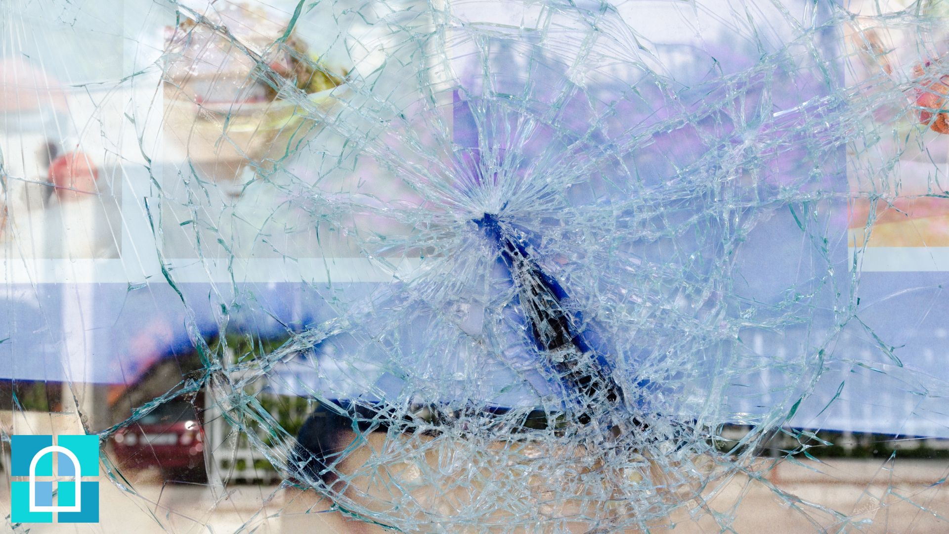 Broken glass needs emergency services