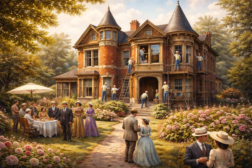 Picture of an old home