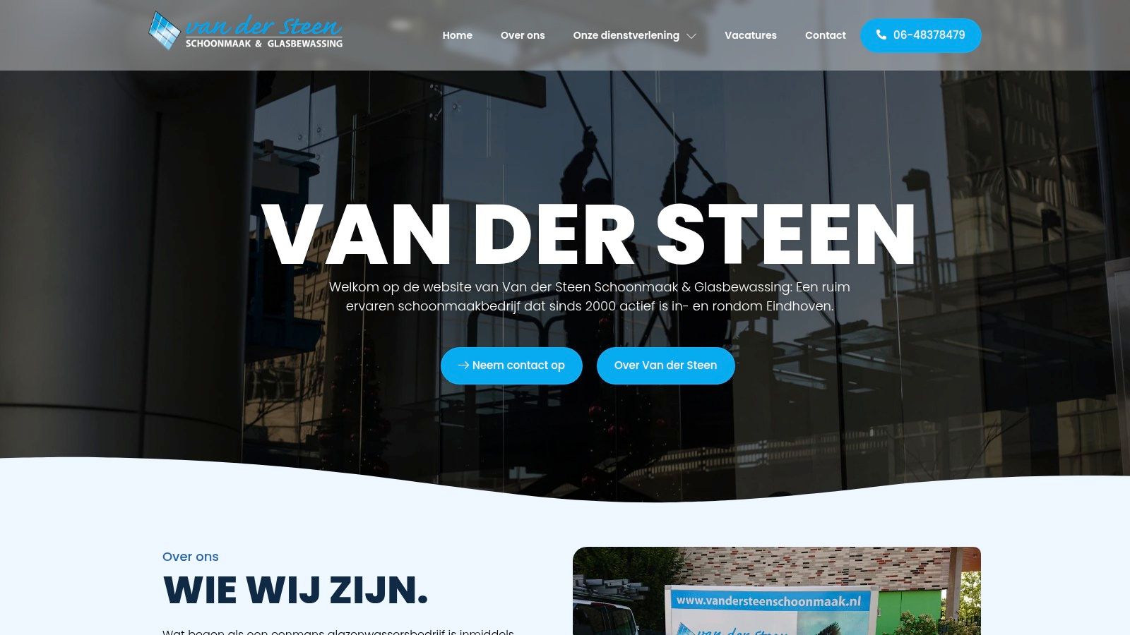 Van der Steen Schoonmaak & Glasbewassing