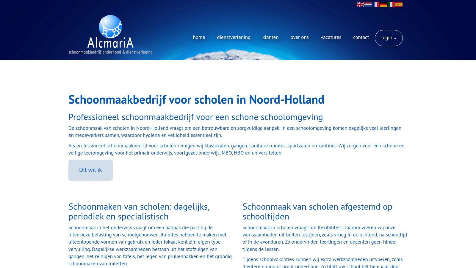 Alcmaria Schoonmaak (regio Alkmaar/Noord-Holland)