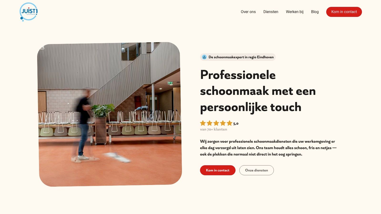Screenshot from https://www.juistschoonmaak.nl