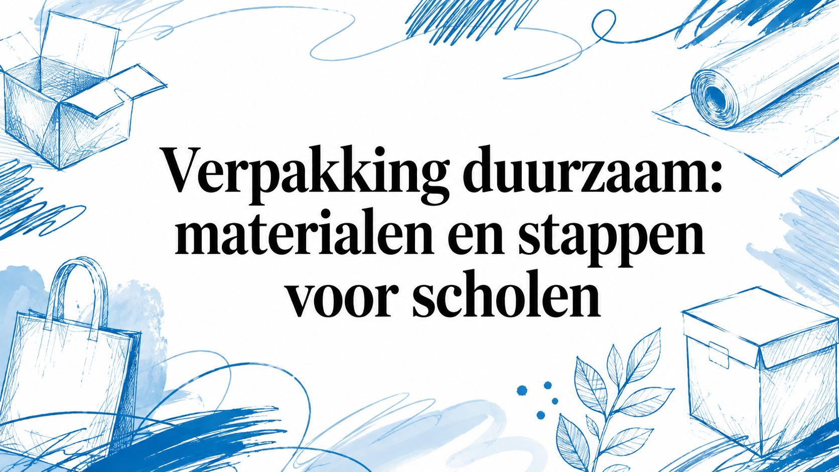 Verpakking duurzaam: materialen en stappen voor scholen