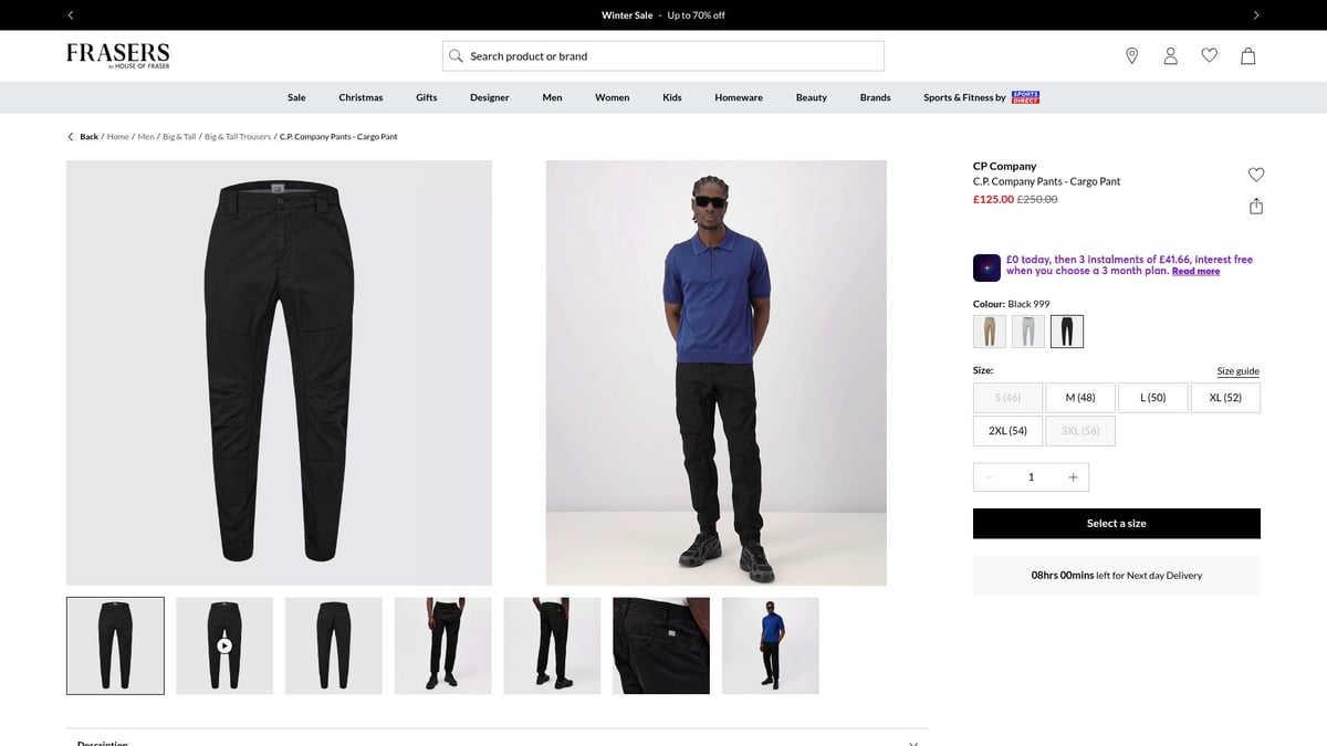 7 Best Company Cargo Styles to Try in 2026 - CP Company C.P. Company Pants - Cargo Pant