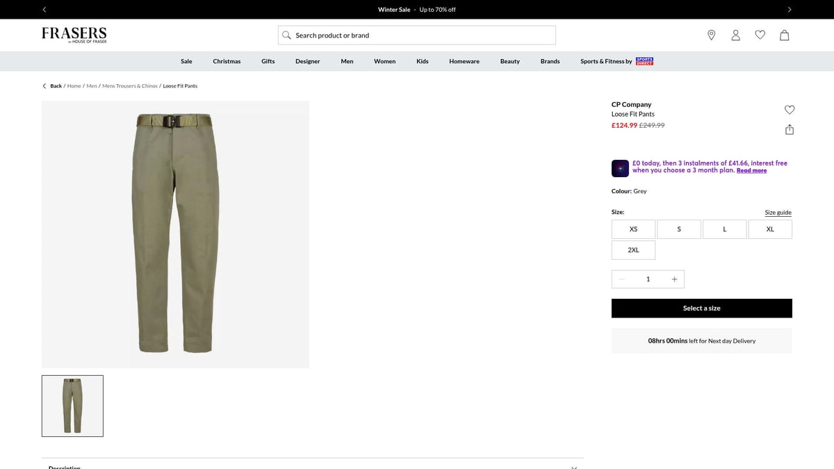 7 Best Company Cargo Styles to Try in 2026 - CP Company Loose Fit Pants