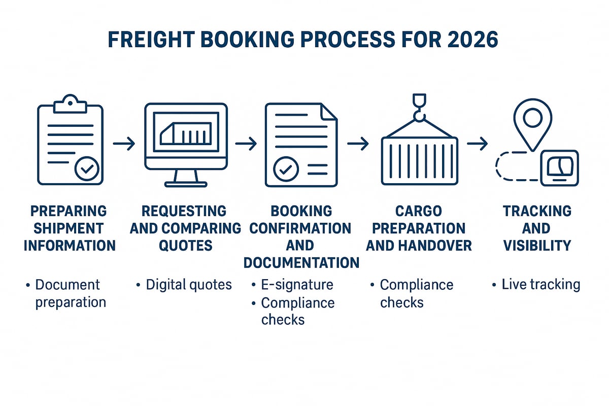 Step 3: The Freight Booking Process—A Step-by-Step Guide