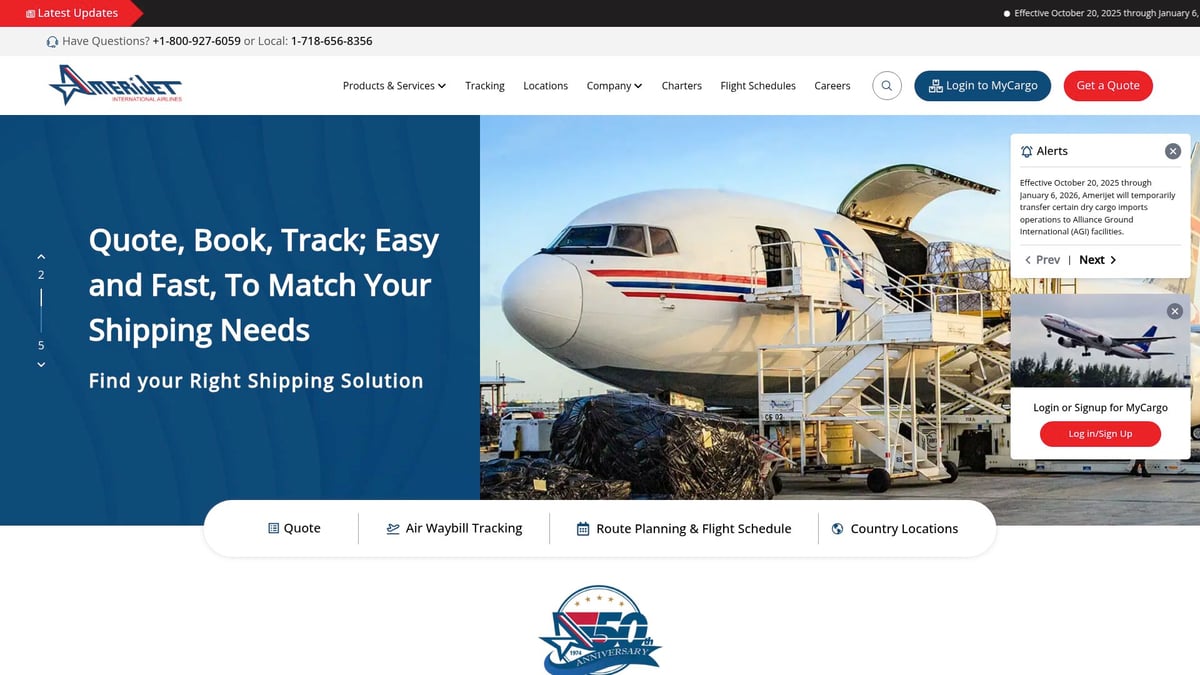 7 Essential Private Cargo Airlines for Fast Shipping in 2026 - Amerijet International